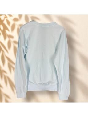 Pacific & Co Sweatshirt Women XL Blue Long Sleeve Crew Neck Pullover Casual